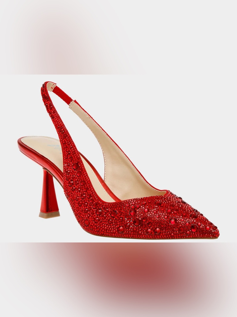 Betsey Johnson “Clark” Red Sling Back Heels - Size 9 - NWT